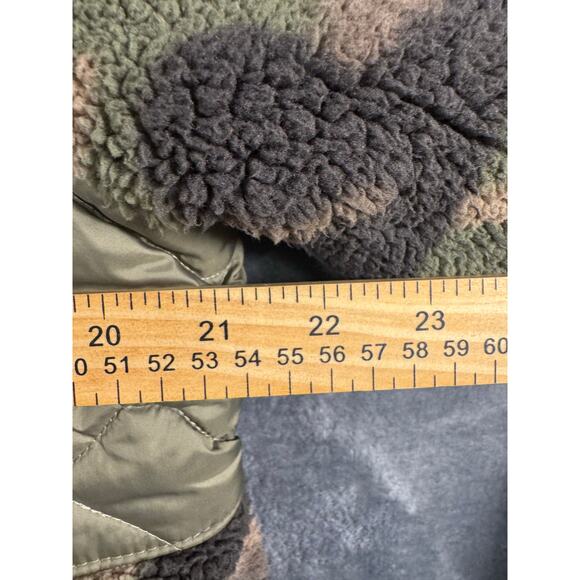 Columbia Women's Sweet View Fleece Hooded Pullover Camouflage Large 1/4 Snap - Picture 4 of 8